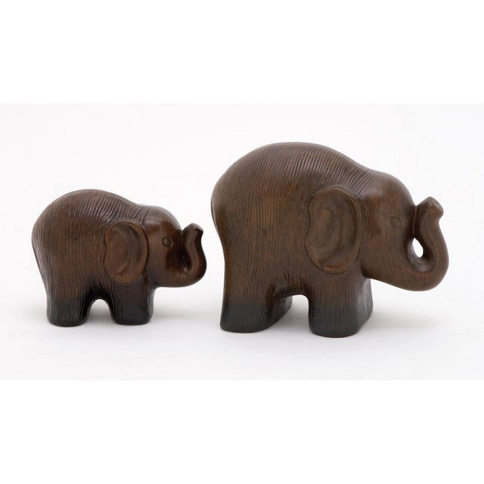 Elegant Ceramic Elephant Set Of 2