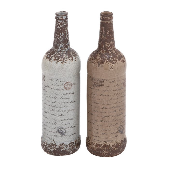Ceramic Vase With Natural Polish And Texture 2 Assorted