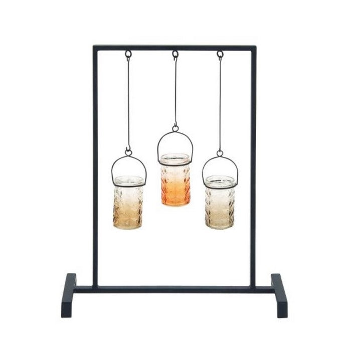 Metal Votive Holder 17"W, 21"H