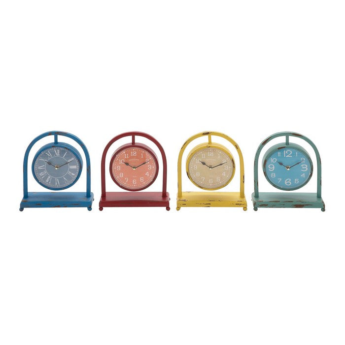 The Unique Metal Desk Clock 4 Assorted