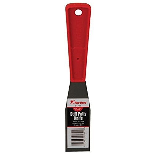 Red Devil 4701 1.25-Inch Stiff Metal Putty Knife