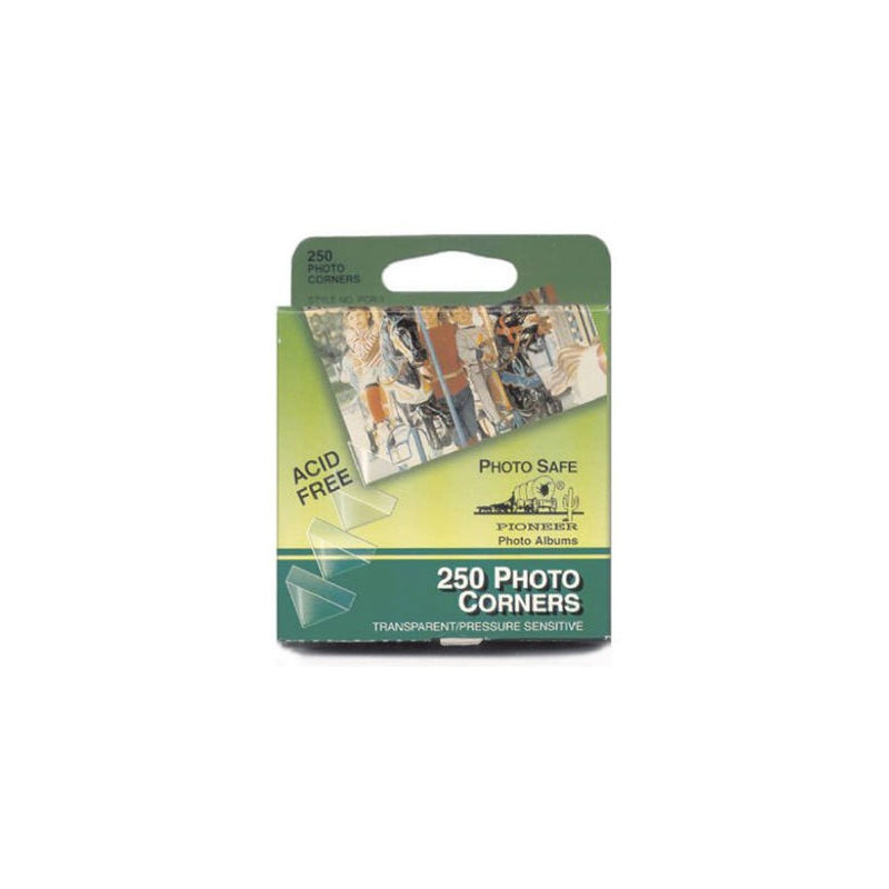 Pioneer PCR-1 Photo Corners Self Adhesive, Clear, 250-Pack