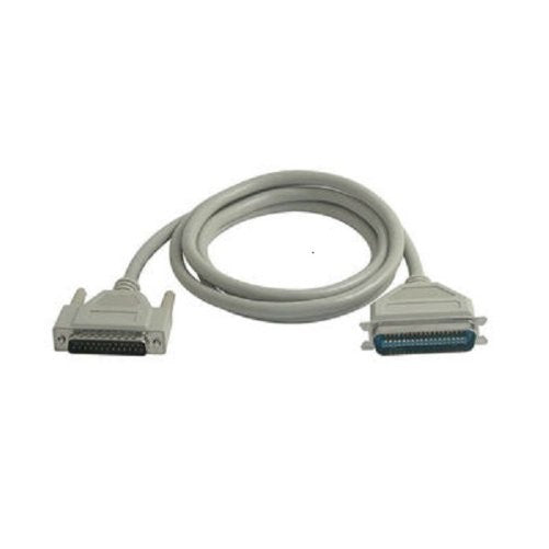 C2G 02300 IEEE-1284 DB25 Male to Centronics 36 Male Parallel Printer Cable, Beige (6 Feet, 1.82 Meters)