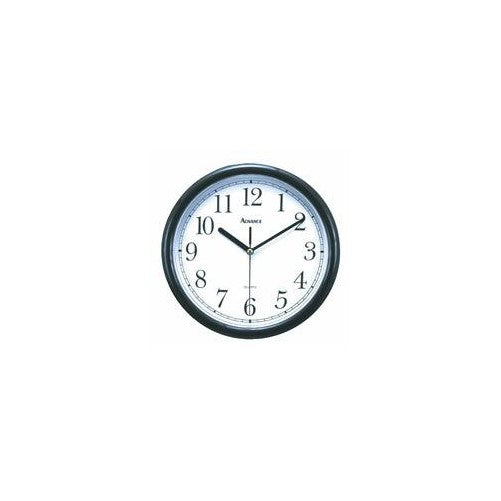 Advance Clock CO. 10" Wall Clock [Black]