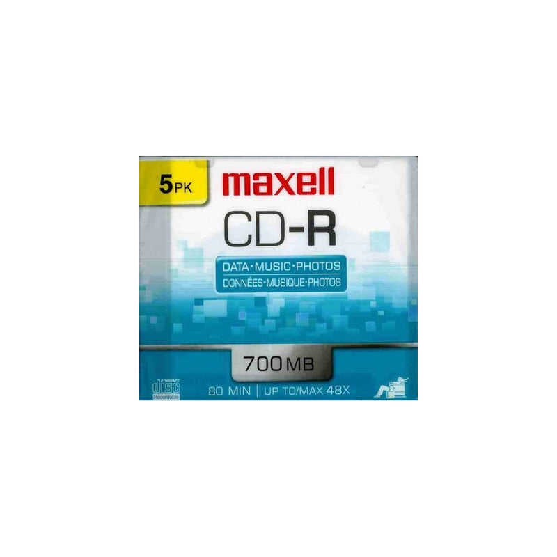 Maxell 648205 700Mb Cd-Recordable Slim Jewel