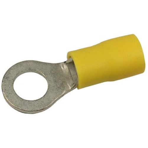 Pico 1913PT 12-10 AWG(Yellow) Flared Vinyl Insulated Electrical Wiring 1/2" Ring Terminals 25 Per Package