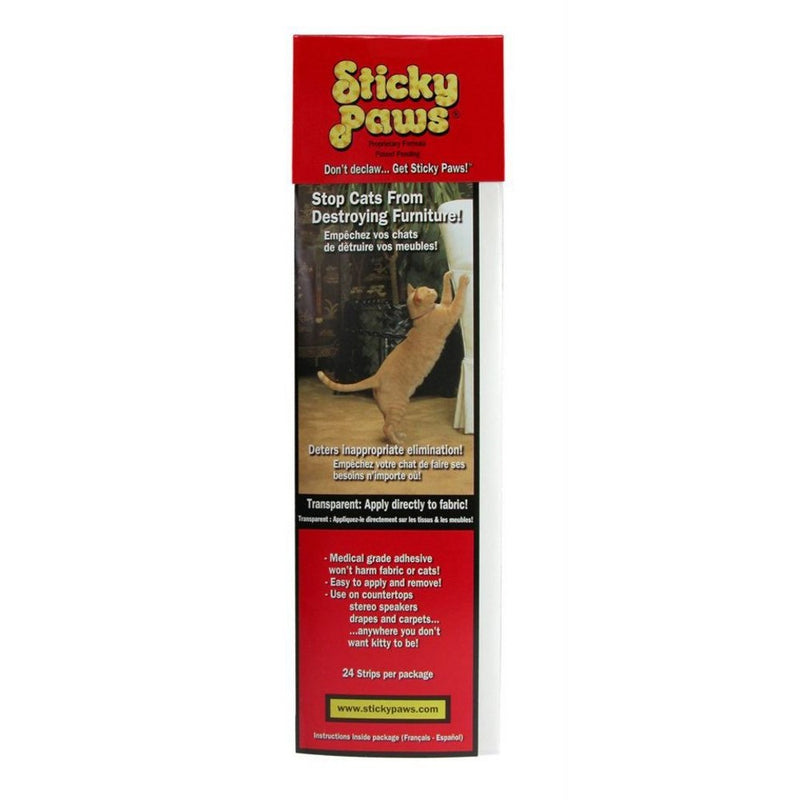 Pioneer Pet Sticky Paws Furniture Strips Cat Deterrent