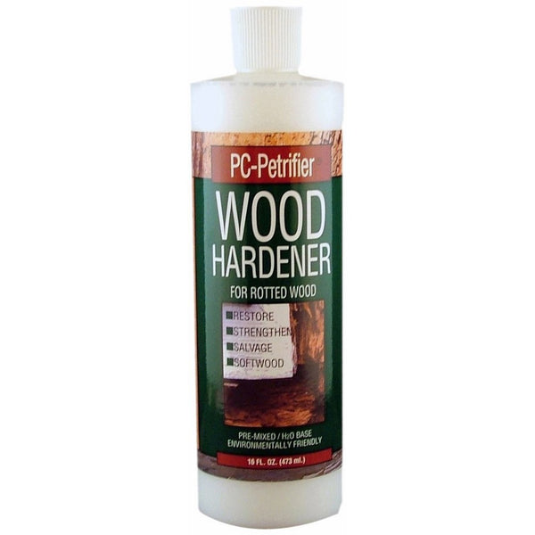 PC Products 164440 PC-Petrifier Water-Based Wood Hardener, 16 oz Bottle, Milky White