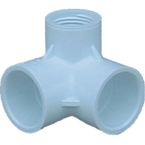 Genova 33105 PVC 90 Elbow With Side Inlet