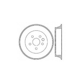 Centric Parts 122.44037 Premium Brake Drum