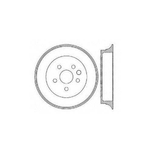 Centric Parts 122.44037 Premium Brake Drum