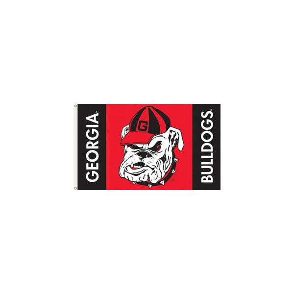 NCAA Georgia Bulldogs 3-by-5 Foot Flag Bulldog Logo with Grommets