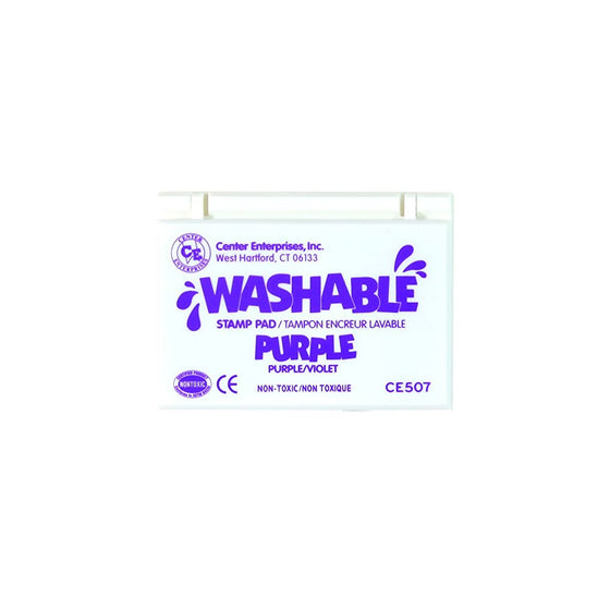 Center Enterprise CE507 Washable Stamp Pad, Purple