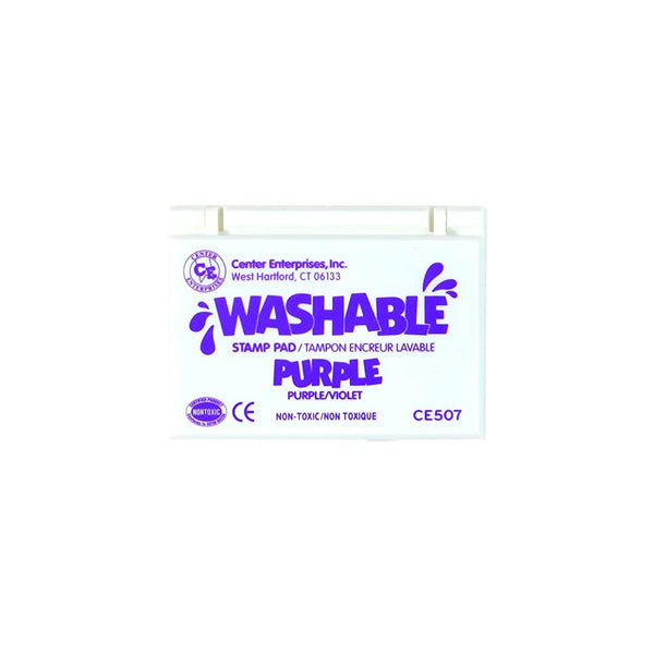 Center Enterprise CE507 Washable Stamp Pad, Purple