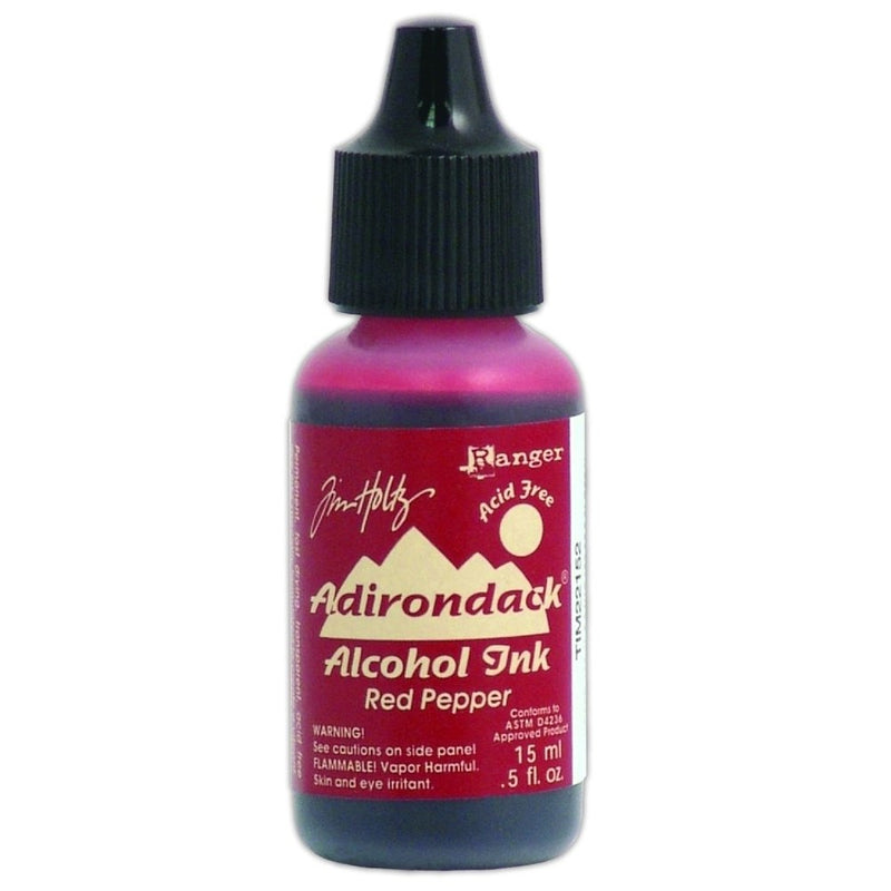 Ranger Ink Tim Holtz Adirondack Alcohol Ink Earthtones Singles: Red Pepper
