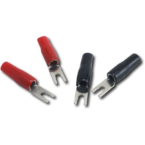 Rockford Fosgate 8 AWG Barrier Spades, 4-Pack