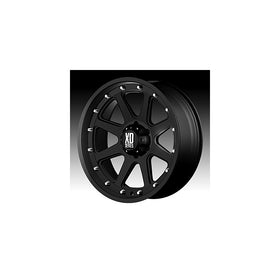 XD Series by KMC Wheels XD798 Addict Matte Black Wheel (17x9/6x139.7mm, 12mm offset)