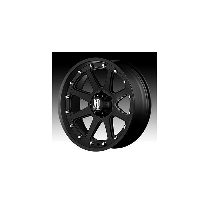 XD Series by KMC Wheels XD798 Addict Matte Black Wheel (17x9/6x139.7mm, 12mm offset)