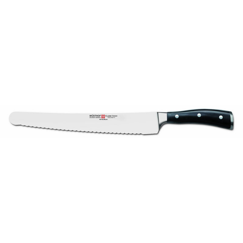 Wusthof Classic Ikon 10-Inch Super Slicer, Black