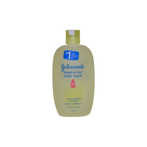 Johnson's No More Tears Head-to-Toe Baby Wash, 15 oz.