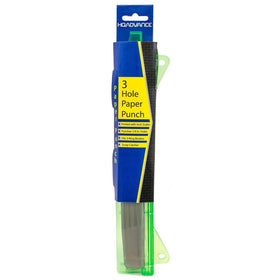HQ Advance Products 3-Hole Paper Punch, Assorted Colors (28007)