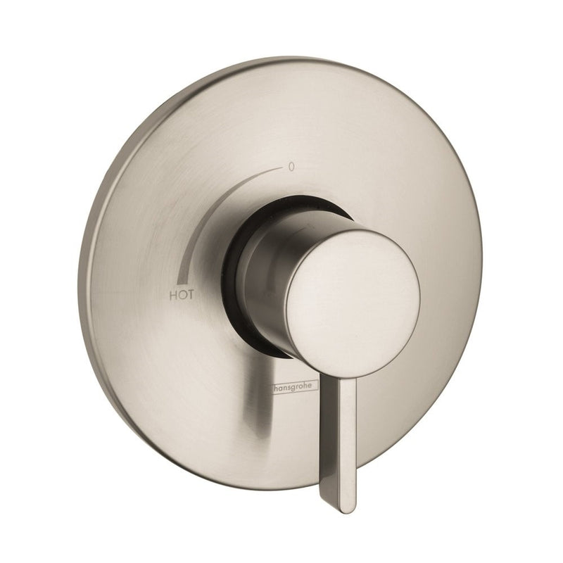 Hansgrohe 04233820 S Pressure Balance Trim, Brushed Nickel