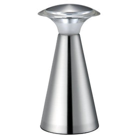 Light It! By Fulcrum 24412-130, Lanterna Wireless LED Touch Lamp, 8 Inch, Metal Silver