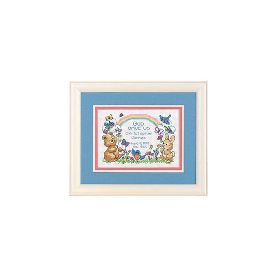 Dimensions Needlecrafts Counted Cross Stitch, God's Babies Birth Record