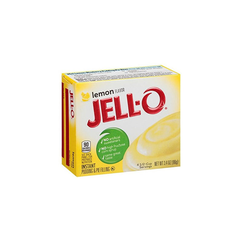 Jell-O Instant Pudding Mix, Lemon, 3.4 oz