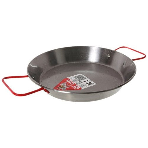 Garcima 9-1/2-Inch Carbon Steel Paella Pan, 24cm