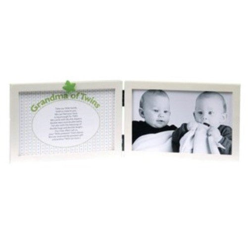 The Grandparent Gift Co. Sweet Somethings Frame, Grandma of Twins