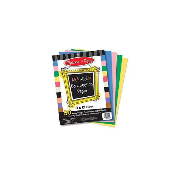 Melissa & Doug Multi-Color Construction Paper, 9-Inch x 12-Inch