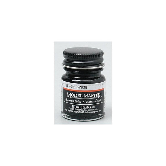 FLAT BLACK (FS37038) 1/2 oz Enamel Paint Bottle