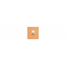 Tandy Leather Button Stud 5/16" (8mm) Screwback Nickel 11310-02