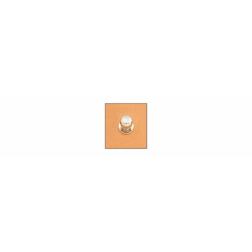 Tandy Leather Button Stud 5/16" (8mm) Screwback Nickel 11310-02