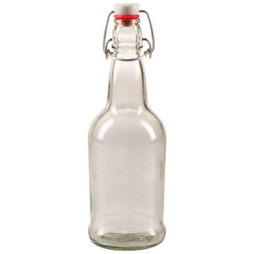 CASE OF 12 - 16 oz. EZ Cap Beer Bottles - CLEAR