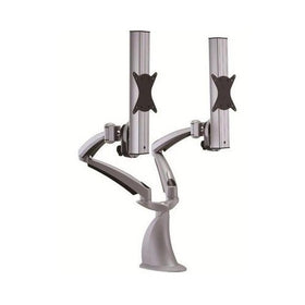 Cotytech Dual Monitor Desk Mount with Quick Release and Clamp Base (DM-D1A4-C)