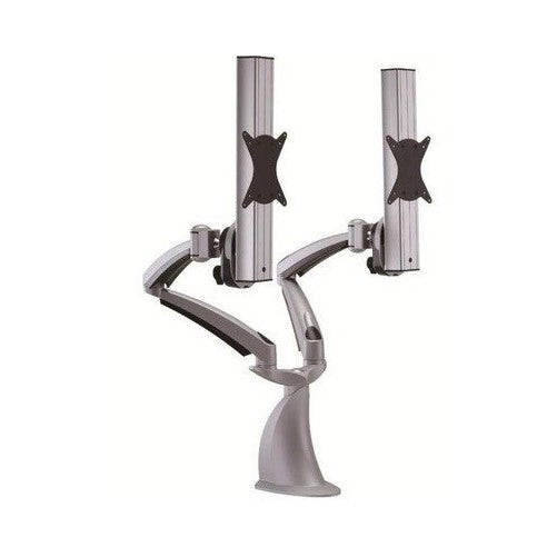 Cotytech Dual Monitor Desk Mount with Quick Release and Clamp Base (DM-D1A4-C)