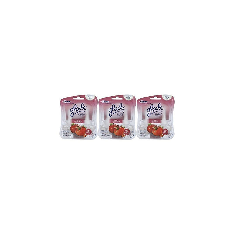 Glade 13074 Apple Cinnamon Glade PlugIns Scented Oil Refills 2 Count