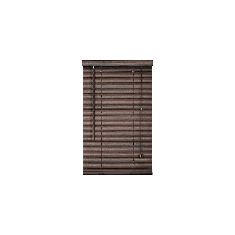 Achim Home Furnishings Luna 2-Inch Vinyl Blind, 29 by 64-Inch, Mahogany