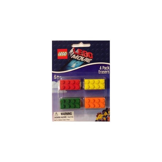 The LEGO Movie 4-Pack Erasers