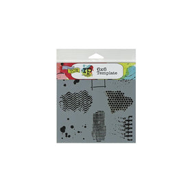Crafters Workshop TCW6X6-437 Template, 6 by 6-Inch, Texturized