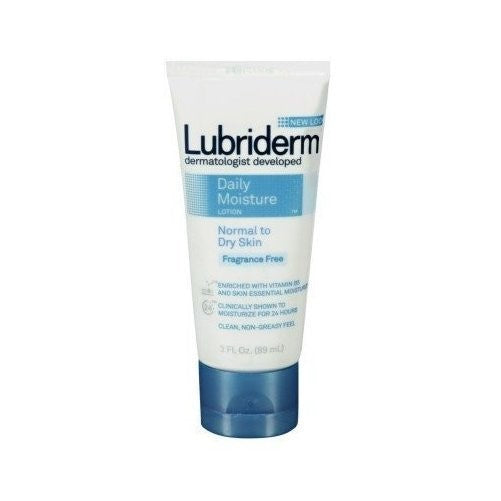 LUBRIDERM DAILY MOIST F/F LOT 3 OZ