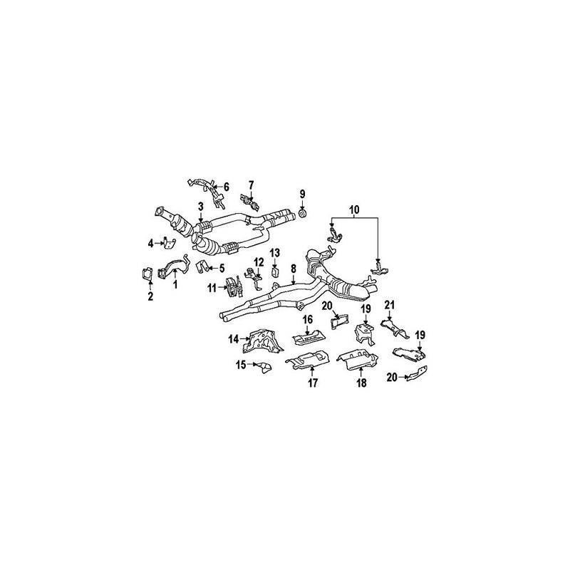 Mercedes-Benz 002 540 70 97, Air Pump Check Valve