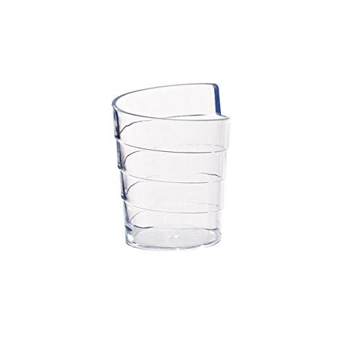 PacknWood Spiral Design Clear Plastic Mini Cup, 2.16" Height, 1.69" Diameter (Case of 300)
