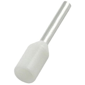 Morris 12710 Nylon Insulated Ferrule Din Standard 22 AWG Wire Range, .236-Inch Pin Length, White, 100-Pack