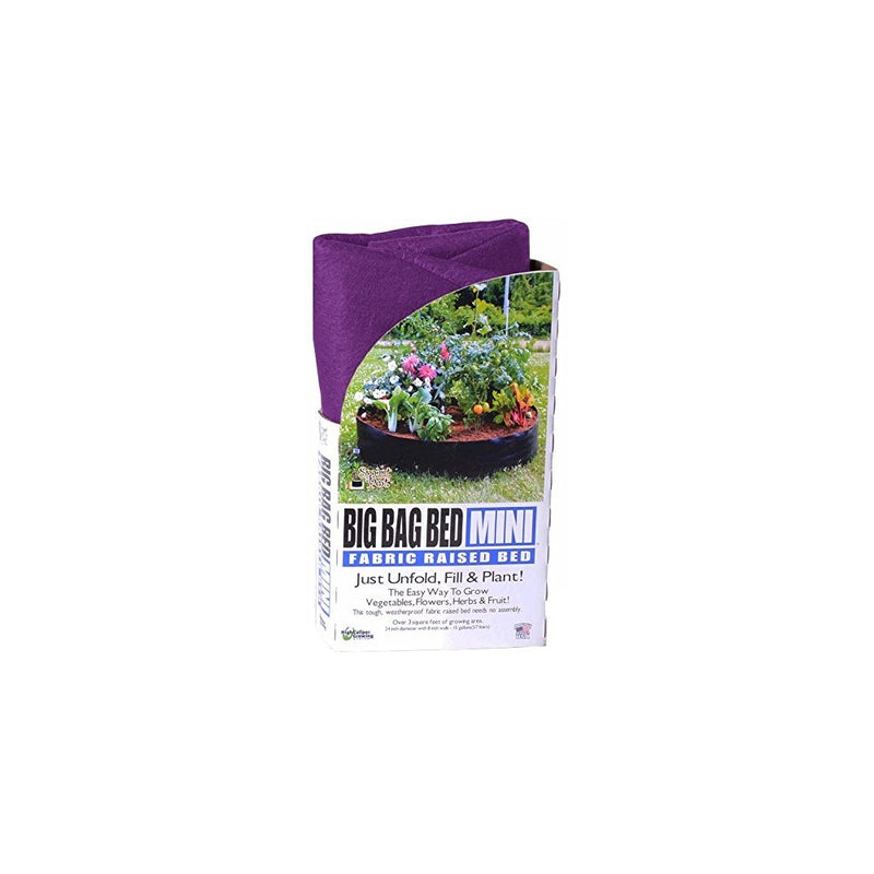 Smart Pots Big Bag Fabric Raised Planting Bed, Mini, Purple