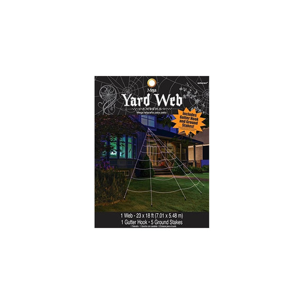 Mega Yard Spider Web Halloween Decor