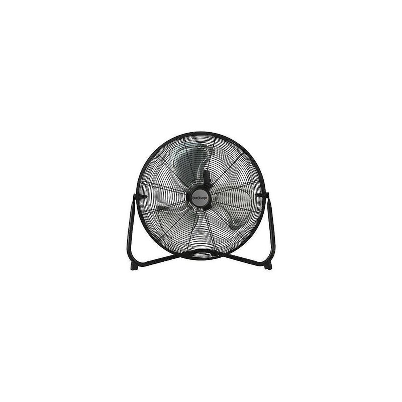 Hurricane Floor Fan - 20 Inch | Pro Series | High Velocity | Heavy Duty MetalFloor Fan for Industrial, Commercial, Residential, and Greenhouse Use - ETL Listed, Black