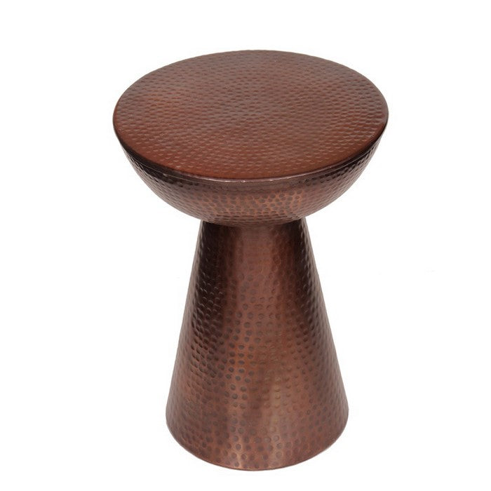 Leatherette Button Tufted Bench with Oversized Scroll Legs, Cherry Brown